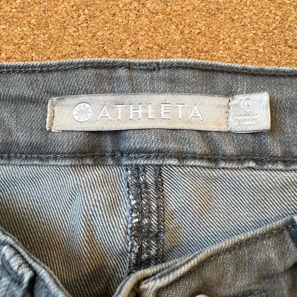 Athleta Gray Skinny Jeggings Size 10